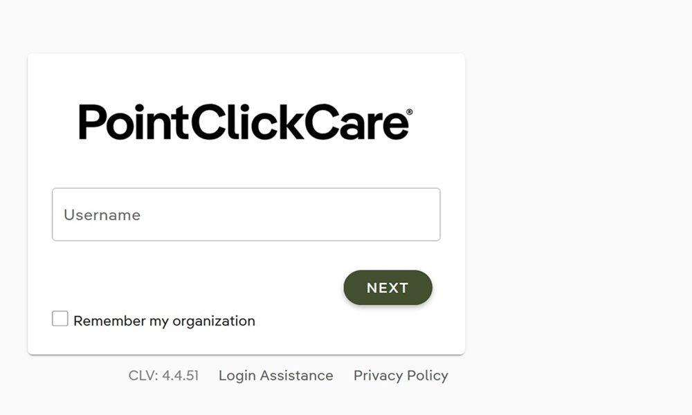 poinclickcare login cna pcc login